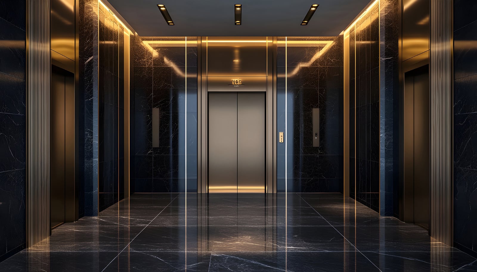Luxury passenger elevator
